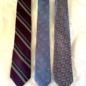 Joseph A. Bank Pure Silk Ties
